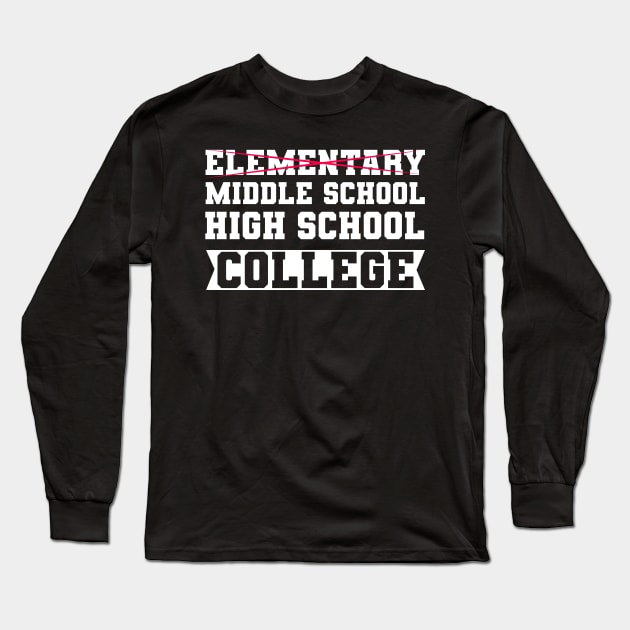 2023 Funny Elementary School Graduation Long Sleeve T-Shirt by FrancisDouglasOfficial